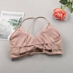 Lace Bra Top Sexy Lingerie Backless Bras for Women Comfort Bra Top Seamless Underwear Crop Top