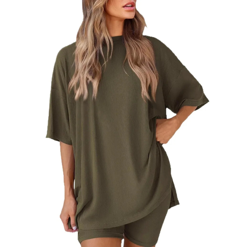 Plus Size 3XL Sleepwear Summer New Fashion Casual Loose Women Pajama Set Pijamas Feminino Women Pajamas Set Pijamas De Mujer