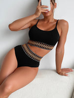 Sexy Solid Yellow Bikini 2026 Mujer High Cut Pleate Women's Swimsuit Separate Beach Bathing Suit High Waist Swimwear Biquini New