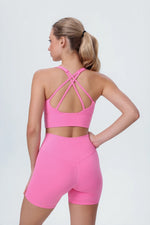 DIAS FIT JOY Yoga bra Naked feel cross back sports bra yoga clothes women's Cycling running fitness top
