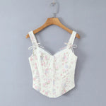 New French Style Mesh Lace Patchwork Trim Fishbone Slim Sexy Strapless Camisole For Woman Casual Pure Desire Style Vest ALWP