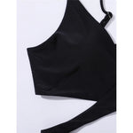 S - XL New 7 Colors V Neck High Waist Bikini Female Swimsuit Women Swimwear Two-pieces Bikini Set Bather Bathing Suit Swim V5006