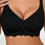 Women's Bra | V-Neck Enhances Neck Line, 3D Soft Air Support Comfort, Breathable Quick Rebound Fabric, U-Back Seamless Bralette