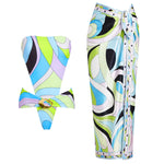 2026 Cut Out One Piece Swimsuit with Skirt Women Hollowen Swimwear Monokini Patchwork Bodysuit Bathing Suit Beach Wear