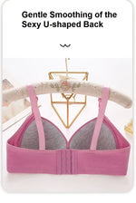 Gathered Side Collection Lifting Underwear Breasts Brassiere Large Size Bra Full Cup Underwear Brassiere No Steel RingBra