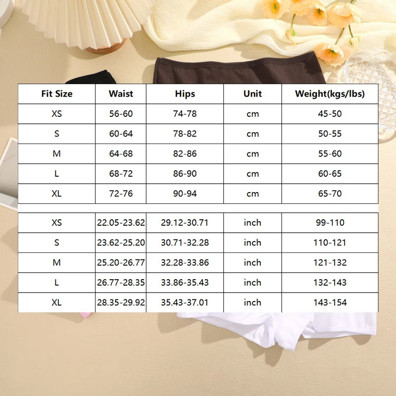 3PCS/SET Women Panties Cotton Seamless Sports Boxers Underwear Female Solid Color Briefs Cozy Lingerie Intimate Underpants XS-XL