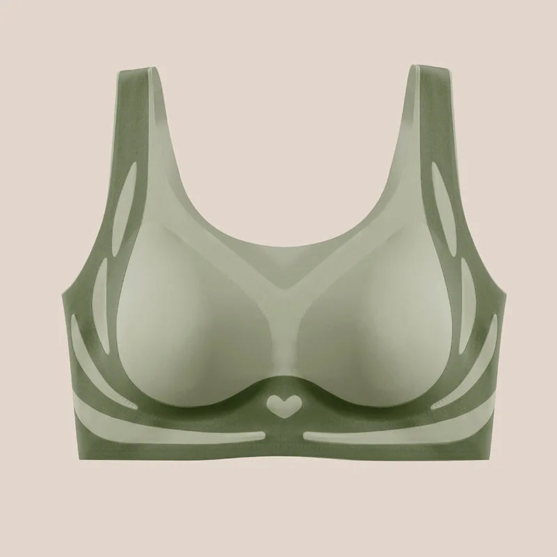 Women Push Up Active Bra Seamless Comfortable Angel Wings Bras Trendy Soft Breathable Underwear Female No Wire Lingerie