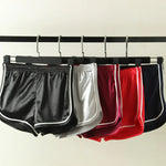 New 2023 Women Shorts Summer Silk Slim Beach Casual White Egde Shorts Hot