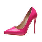 Large Size High Heels Women 2025 Spring and Autumn Stiletto Pointed Toe Fashion Solid Color Shallow Mouth Women's Shoes