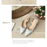 French High Heels Pink Toe Sandals Fairy Shoes 2026 Spring and Summer Stitching Skirt Pointed Shoes Single Shoes
