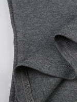 Women's Summer Casual Slim Fit Basic Tops Short Sleeve Round Neck Solid Color Button Up T-shirts