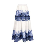New Swimsuit High-End Design 2Pcs Floral Print Ruffle Slimming Holiday Sexy Hot Spring One Piece Swimsuit for Women