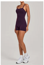 Womens Two Way Wear Bodysuit Sleeveless Yoga Stretch One Piece Romper Sexy Fitness Side Pockets Sportwears Bodysuit