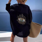 Blue Eyes Bikini Cover Up Lace Hollow Crochet Swimsuit Beach Dress Women 2026 Summer Cover-Ups Bathing Suit Beach Wear Tunic
