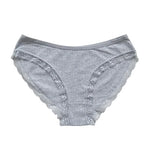3Pcs/Set Women Lace Briefs Female Underpants Solid Color Pantys M-XL Soft Underwear Sexy Lingerie Intimates Cotton Panties