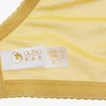 Oleno Elegant Lace Bras Underwear Small Bra Plus Size Wireless Adjustable Lace Women's Bra Breast Cover B C D E Cup Large Size