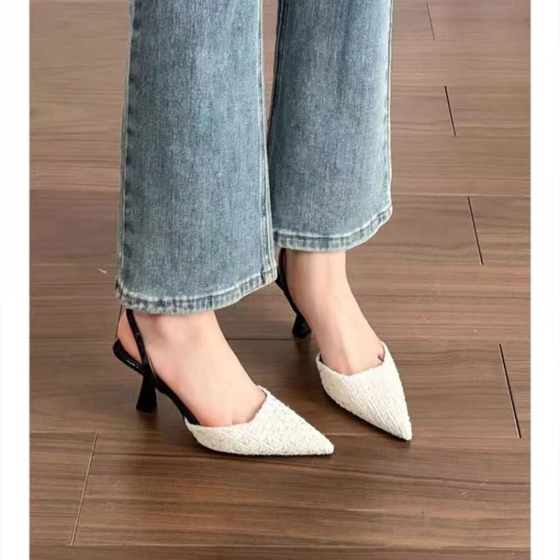 Sandals Summer Fashion New Single Shoes 2026 Spring Style Women's High Heels