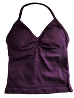 Longline Gym Top Women Clothes Sports Shirts Yoga Crop Top Vest Sports Bra Padded Halter Fitness Backless Workout Tank Top Woman