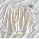 Thin Cotton Women's Short-sleeved Pajamas Set Summer Cute and Casual Sweet and Girly Thin Home Wear Set Sausage Dog Sleepwear