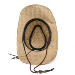 Womens Straw Cowboy Hat With Bull Head Wide Brim Breathable Western Hat With Chin Strap Sun Hat For Beach Outdoor Vacation 2026