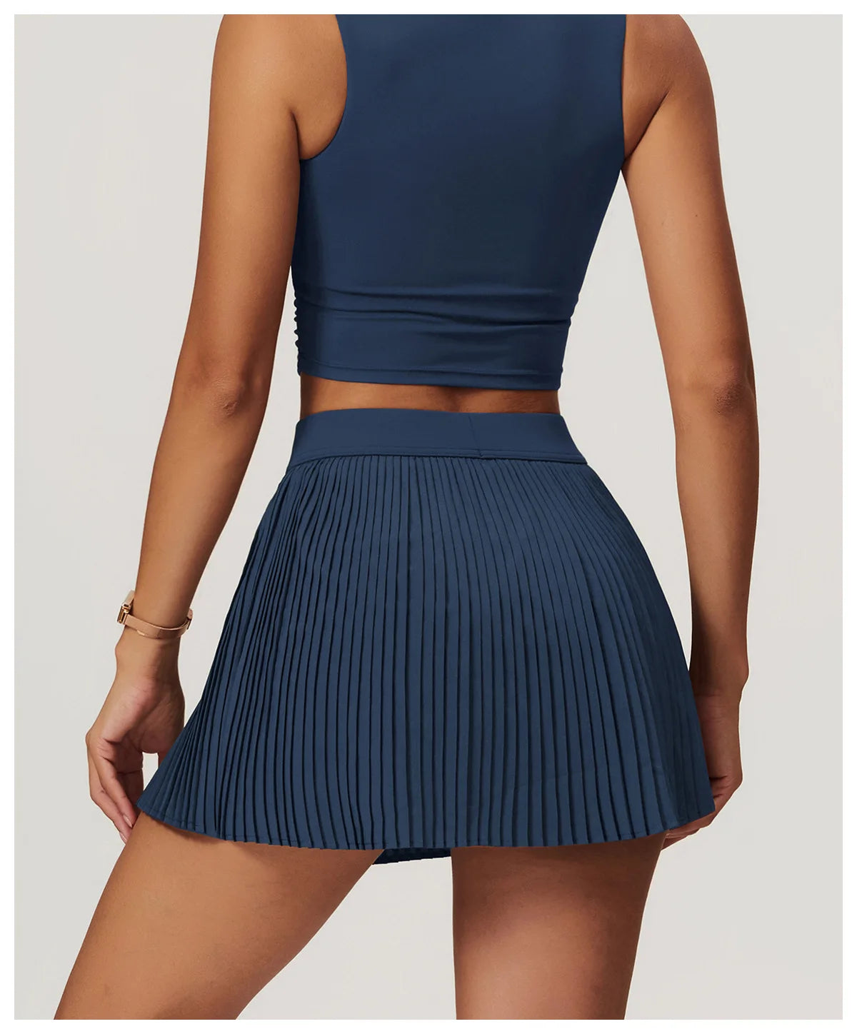 Golf Tennis Skirts with Pocket Women Gym Running Pleated Skorts Outdoor Sports Fitness Slim Shorts High Waist Yoga Golf Skirt