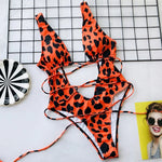 Deep V Neck Wrap Around High Cut Women Swimwear One Piece Swimsuit Female Monikini Tummy Cut Out Bathing Suit Swim Beach Wear
