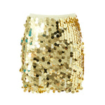 Women Summer Sequin Mini Skirts High Waist Bodycon Pencil Skirts Evening Party Club Sexy Streetwear