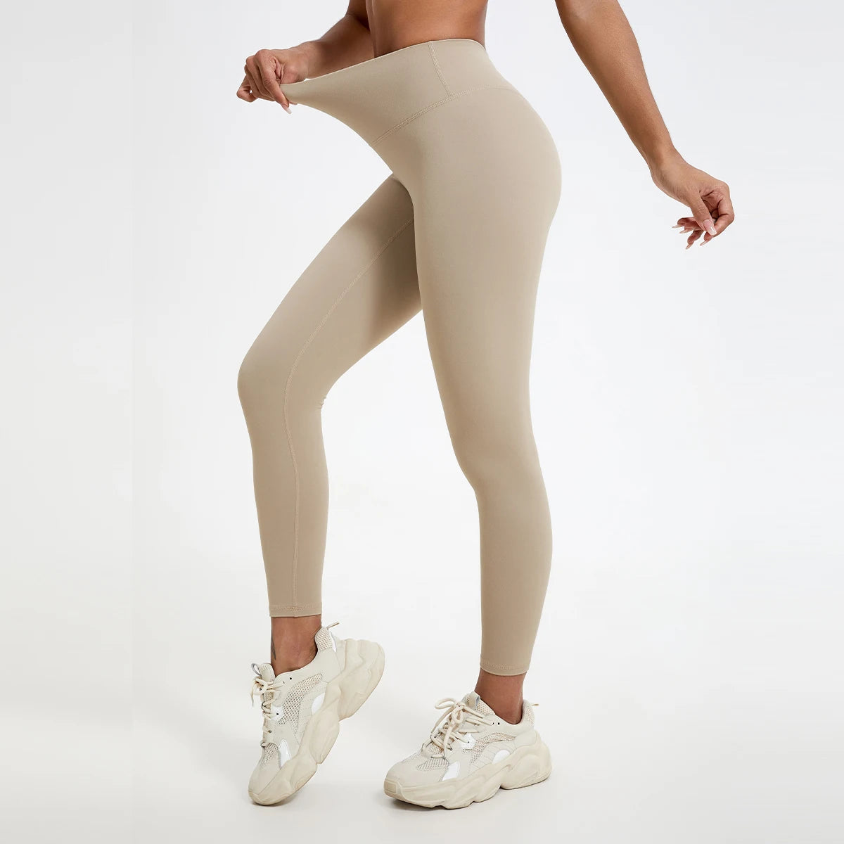 Hearuisavy Summer Ultra-Soft Fabrics High Waist Gym Quick-Dry Yoga Pants Running Workout Pants Push Up Sports Leggings Women