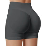 Women's High-Waisted Yoga Sports Shorts Summer Stretch Hip-Lifting Abdominal-Tightening Fitness Three-Part Shorts