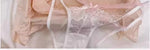 MOYISU Kawaii Heart Bra Set, Purple Lace Lingerie Sexy Pure Design, Push Up Bralette Sml Boobs Fashion Outerwear Statement Piece