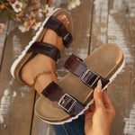 and Slippers 2026 Spring and Summer New Metal Buckle Beach Shoes for Women
