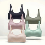 Push Up Bras For Women Square Neck Bra Tops Seamless Wire Free Underwear Bralette Sexy Lingerie Invisible Intimates S-XL
