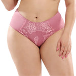 Beauwear Sexy Lace Panties For Women Briefs Set Seamless Lingerie Solid High-Waist Nylon Panty Female Underpants Underwear
