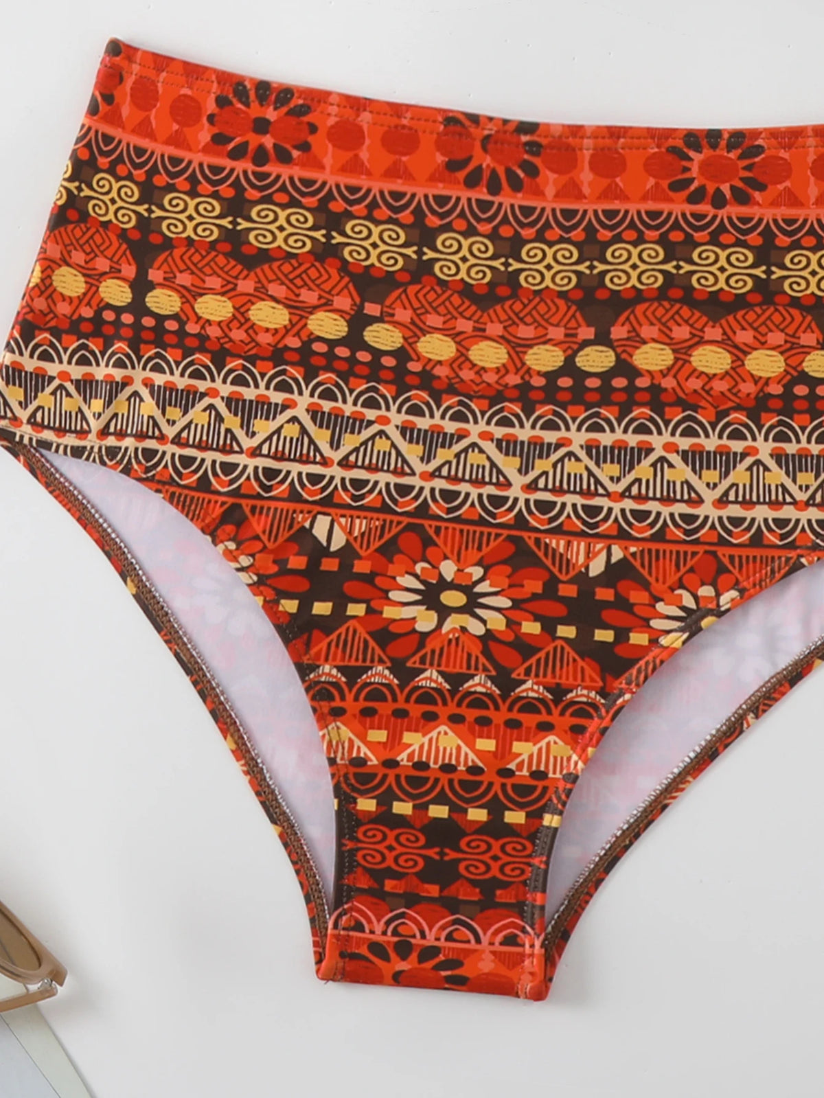 Tribal Print Bikini 2024 Brazilian Biquini Two Pieces Swimsuit Women High Waist Bathing Suit Swimwear Female Summer Beach Wear