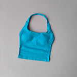 Neck Halter Yoga Vest Shockproof Running Sports High-strength Sports Underwear Fitness Pilates Suspender Beautiful Back Summer