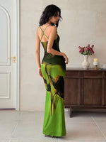 Women's Long Slimming Summer Dress Simple Stylish Maxi Gown for Warm Weather