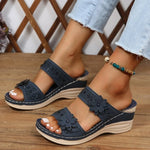 2026 Women's Wedge Suede Upper Comfort Fleece Lining Non-Slip Sole Casual Daily Indoor Outdoor