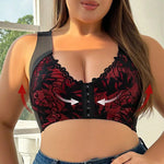 Front button Plus Size Bra Black Lace Brassiere sexy Lingerie Women Large Size Underwear Easy to put on and take off B2422