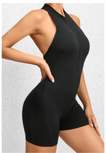 Women Yoga V Backless Jumpsuit Workout Bodysuit Sleeveless Gym Bodycon Sportswear Fitness Yoga Suit One Piece Outfit