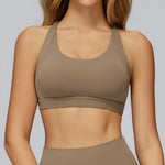 Women Sports Bra Back Cross Top Push Up Fitness Yoga Bra Underwear Sport Tops For Women Breathable Running Vest Bralette Gym Bra