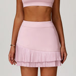 Pleated Tennis Skirt for Women with Pocket Shorts Women's High Waisted Wrapped Around Tummy Control Athletic Golf Yoga Skorts