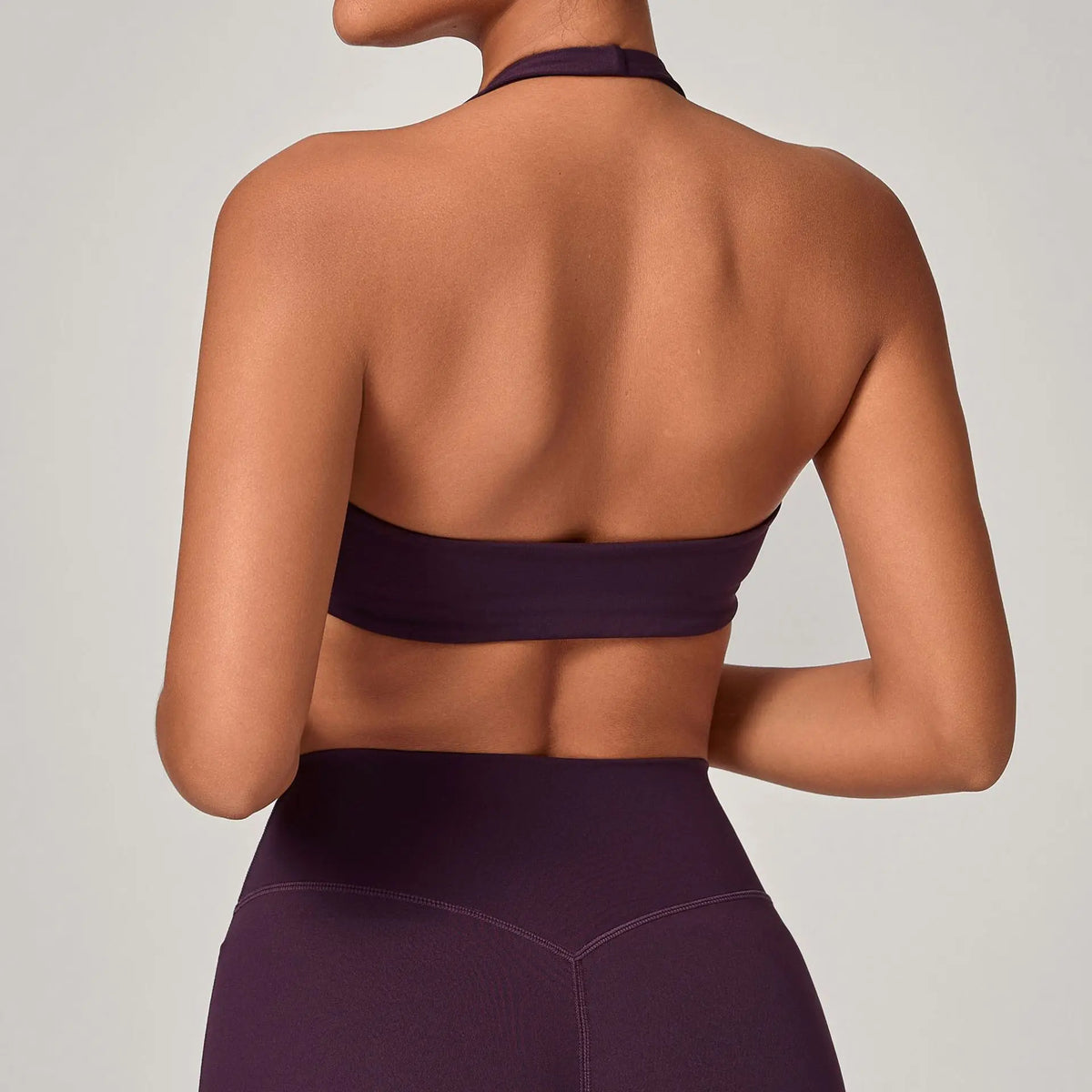 Sexy Fitness Bra Women Sports Sports Bra Halter Top High Support Push-up Open Back Running Gym Wear Yoga Bra Workout Underwear