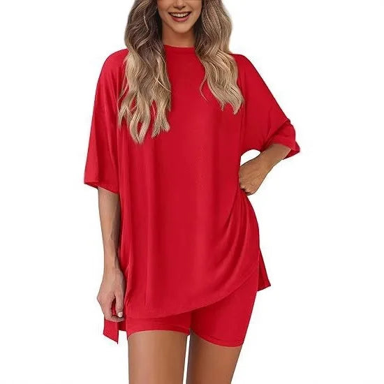 Plus Size 3XL Sleepwear Summer New Fashion Casual Loose Women Pajama Set Pijamas Feminino Women Pajamas Set Pijamas De Mujer