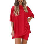 Plus Size 3XL Sleepwear Summer New Fashion Casual Loose Women Pajama Set Pijamas Feminino Women Pajamas Set Pijamas De Mujer