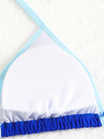 2025 Triangle Halter Bikini Sexy Brazilian Swimsuit Women String Swimwear Female Bathers Bathing Swimming Swim Suit Beachwear