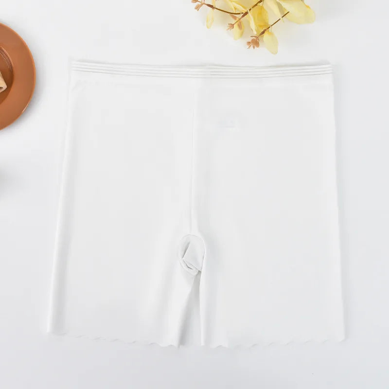 Ice Silk Safety Short Pants High Waist Shorts Panties For Women Tummy Control Hip Lift Underwear Boyshorts Boxer