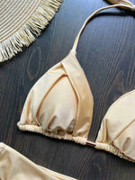 Brazilian Women's Sexy Bikini Set Push-up Padded Bra Thong Two-Piece Swimwear Beachwear Bathing Suit Femme