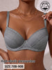 Solid Cotton Women Bra Lace Underwire Push Up Bra Adjustable Full Cup Comfortable Skin-friendly Lingerie