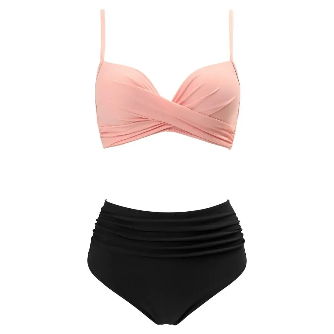 Push Up Bikini Leopard Swimsuit Women Sexy Solid Swimwear Female Floral Bathing Suit Ruched Beachwear XL High Waist Bikini 2026