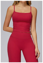 Summer Yoga Tank Top Women Breathable Sport Bra Gym Running Casual Vest Comfort Fit Workout Top Female Shockproof Yoga Underwear
